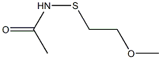 N-(2-METHOXYETHYL)-MERCAPTOACETAMIDE Structure