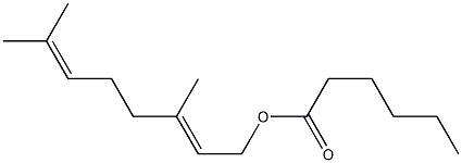 2,6-OCTADIEN-1-OL,3,7-DIMETHYL-,HEXANOATE,