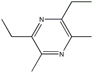 3,5-DIETHYL-2,6-DIMETHYLPYRAZINE,,结构式