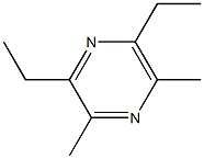 3,5-DIETHYL-2,6-DIMETHYLPYRAZINE Structure