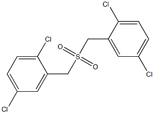 2,5-DICHLOROPHENYLMETHYLSULPHONE Struktur