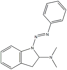 DIMETHYLAMINOPHENYLAZOINDOLINE 结构式