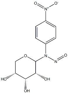 N-NITROSO-N-PARA-NITROPHENYL-D-RIBOSYLAMINE Structure