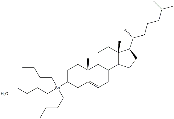 CHOLESTERYLTRI-N-BUTYLTINETHER 化学構造式