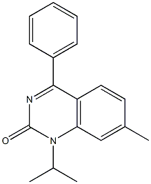 2-QUINAZOLINONE,1-ISOPROPYL-7-METHYL-4-PHENYL-