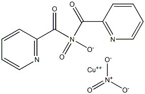 COPPER(II)BIS(2-PYRIDYLCARBONYL)AMINATENITRATE Structure