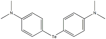 DI(4-(N,N-DIMETHYLAMINO)PHENYL)TELLURIDE 结构式