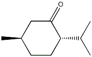 TRANS-DL-PARA-MENTHAN-3-ONE Structure