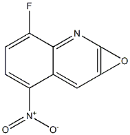 8-FLUORO-5-NITROQUINOLINEN-OXIDE Struktur