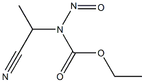 2-(N-CARBETHOXY-N-NITROSAMINO)PROPIONITRILE,,结构式
