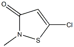 5-CHLORO-2-METHYL-3-(2H)-ISOTHIAZOLINONE 结构式
