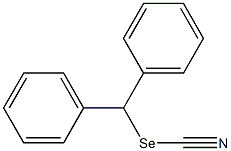 DIPHENYLMETHYLSELENOCYANATE 结构式