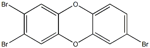 2,3,7-TRIBROMODIBENZO-PARA-DIOXIN,,结构式