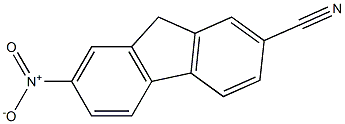 FLUORENE,2-CYANO-7-NITRO- Structure
