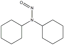 NITROSODICYCLOHEXYLAMINE 化学構造式