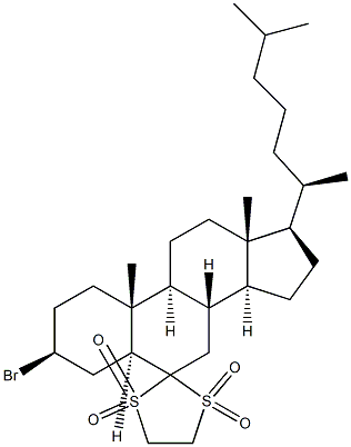  3BETA-BROMO-6,6-ETHYLENE-DISULPHONYL-5ALPHA-CHOLESTANE