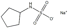 SODIUMCYCLOPENTYLSULPHAMATE 结构式