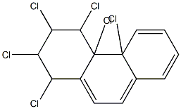 HEXACHLOROHEXAHYDROPHENANTHRENE,,结构式