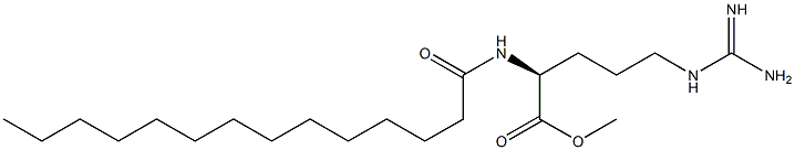 N-ALPHA-MYRISTOYL-L-ARGININEMETHYLESTER 结构式