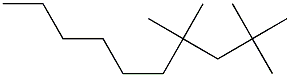 2,2,4,4-TETRAMETHYLDECANE Struktur