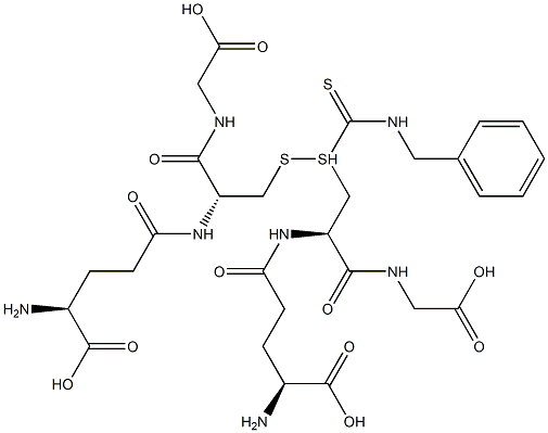 S-(N-BENZYLTHIOCARBAMOYL)GLUTATHIONE,,结构式