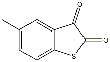 5-METHYLBENZOTHIOPHENE-2,3-DIONE 结构式