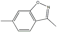 3,6-DIMETHYL-1,2-BENZISOXAZOLE 化学構造式