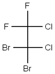 DIBROMODICHLORODIFLUOROETHANE Structure