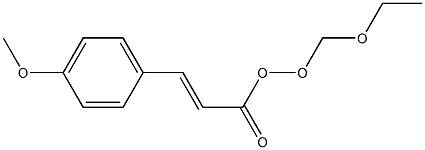 ETHOXYMETHOXY-PARA-METHOXYCINNAMATE Structure
