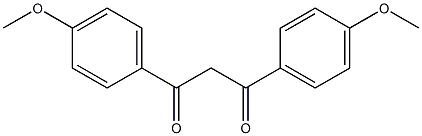 1,3-DI-PARA-METHOXYPHENYLPROPANE-1,3-DIONE Struktur