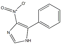 IMIDAZOLE,4-NITRO-5-PHENYL- Structure