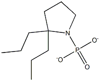 DI-N-PROPYLPYRROLIDINOPHOSPHONATE 化学構造式