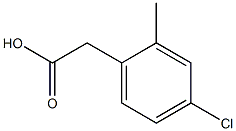 4-CHLORO-2-METHYLPHENYLACETICACID 结构式