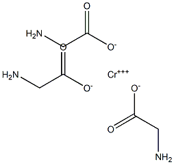 CHROMIUMTRIGLYCINE 化学構造式