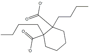 DI-N-BUTYLCYCLOHEXANE-1,2-DICARBOXYLATE Struktur
