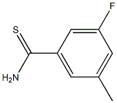 3-FLUORO-5-METHYL-THIOBENZAMIDE Struktur