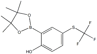 2-(4,4,5,5-Tetramethyl-1,3,2-dioxaborolan-2-yl)-4-(trifluoromethylthio)phenol