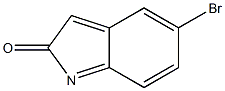 5-Bromoindole-2-one,,结构式