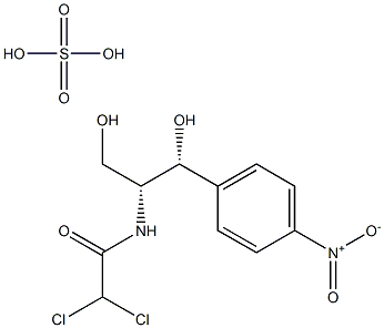 Chloramphenicol sulfate Structure