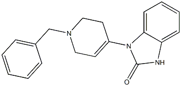 1,3-Dihydro-1-(1,2,3,6-Tetrahydro-1-(phenylmethyl)-4-pyridinyl)-2H-benzimidazol-2-one Structure