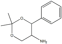 2,2-dimethyl-4-phenyl-1,3-dioxan-5-amine 化学構造式