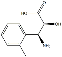 (2S,3S)-3-Amino-2-hydroxy-3-(2-methyl-phenyl)-propanoic acid Structure