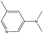 3-甲氧基-5-N,N-二甲基氨基吡啶 结构式