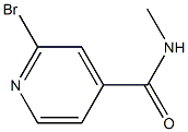 2-Bromo-n-methylisonicotinamide Structure