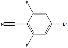 2,6-二氟-4-溴苯氰 结构式