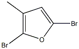 2,5-二溴-3-甲基呋喃,,结构式