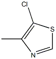 5-chloro-4-methylthiazole Struktur