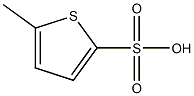 5-甲基-噻吩-2-磺酸, , 结构式