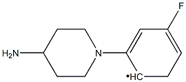 (4-Amino-piperidin-1-yl)-(4-fluoro-phenyl)- Struktur