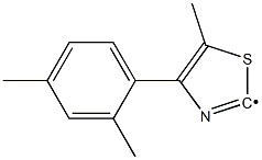[4-(2,4-Dimethyl-phenyl)-5-methyl-thiazol-2-yl]- 化学構造式